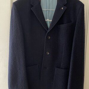 Ted Baker London navy heavy weight wool blazer 40 inch chest
